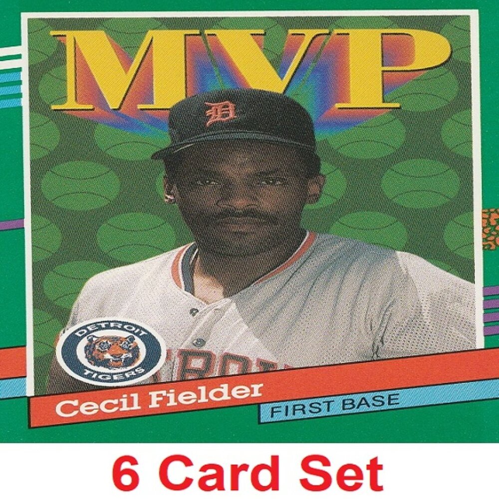 Cecil Fielder MLB Card Collection
